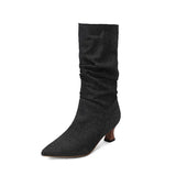 Breakj Face Pointed Medium Size Women's Boots Boots