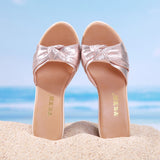 Drag Girls Wear Fashionable 2023 New Muffin Thick Bottom Waterproof Table Leisure Small Size 3233 Fish Mouth High Heel