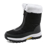 Breakj Cotton Shoes Women's New Casual Fashion Umbrella Rag Wool Thick To Keep Warm Snow Boots Cotton