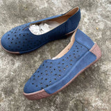 Breakj And Summer 2024 New Leather Shoes Korean Version Of The Fashion Thick-Soled Rocking Shoes Women's Singles Mother Shoes Casual Women's