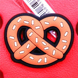 Food Style Shoe Decoration Cute Braised Noodle Pizza Pie Shoe Accessories Croc Charms for Sandals Bracelets Jibz Kids