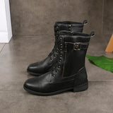 New Large-Size Round Head Coarse And Fae Chain Side Zipper Solid Color Low-Clinity Lady Martin