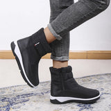 Thicken Warm Waterproof Snow Boots Women Long Plush Platform Ankle Boot Woman Winter 2023 Non Slip Cotton Padded