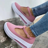 Women's Sandals Vintage Wedge Shoes Woman Buckle Strap Straw Thick Bottom Flats Platform Sandals Flock Sandalias