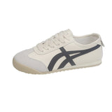 Celebrity Agan Shoes Women's 2024 New Summer Flat-Bottomed Leisure Sports Comfortable Lightweight White