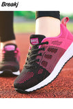 Sneakers Women Summer Breathable Female Shoes Mesh Flat Luxery Walking Casual Running Sports Shoes Plus Size Woman