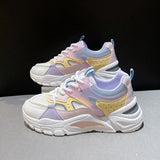 Sneakers 2021 Fashion Platform Sport Shoes Women Non Slip Breathable Casual Shoes Women Increase Shoes Zapatos De
