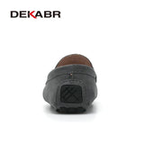 New 2022 Men Cow Suede Loafers Spring Autumn Genuine Leather Driving Moccasins Slip on Men Casual Shoes Big Size