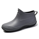 Boots Women's Rubber Anti-skid Colorful Unisex Ankle Boots Lightweight Slip On Boots Shoes 2020 Water-proof Drop
