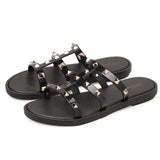 Fashion Women Slides Summer Rivet Slippers Women Shoes Flip Flops Slide Sandals Upstream Lady Shoes Slides Zapatillas