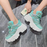 Purple Sneakers Woman Shoes 2021 Fashion Breathable Designer Chunky Sneakers Women Casual Platforms Women's Vulcanized