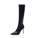 Breakj Wind Blowing Street High Value Long Boots 2025 Net Red New Warm Leg Long French Anti-Slip Fashion