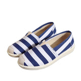 New Basic Female Flats Women Shallow Painting Canvas Shoes Ladies Slip-On Casual Shoes Breathable Fabric