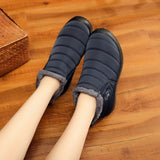 Women Winter Boots Black Snow Boots Waterproof Non-Slip Winter Lady Shoes Men Keep Warm Shoes Hiking