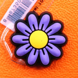 1pcs Cute Pumpkin Mushroom PVC Shoe Charms Daisy Accessories Ladybug Flowers Decorations fit Bracelet Kids