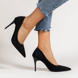 Breakj New Sexy Velvet High-Heeled High-Heeled High-Heeled High-Heeled High-Heeled Shoes Commute A Single Shoe Large