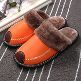 Slippers Winter Home Soft Floor Slippers For Men Female Indoor Plush Sewing Women Flat Shoes 2020 Couple Footwear