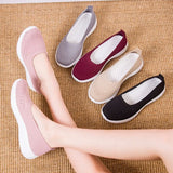 Women Shoes Women Flats Shoes 2022 Soft Color Slip On Flat Shoes Ballet Flats Comfortable Ladies Shoe Mesh Zapatos