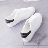 Breakj New Small White Shoes Female Korean Version Of Students With Flat Shoes Flat Sports Leisure Round Head Flat Women's Single