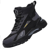 Safety Shoes Fashion Work Shoes Men New Steel Toe Shoes Puncture Proof Work SneakerS Male Flats Men Work Safety Boots