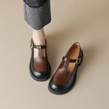 Heels Women's Shoes Platform Clogs PU Basic Rubber Hoof Women's Shoes Platform Low Heels Clogs Rubber Basic