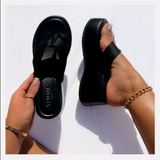 NEW Casual Black Women Slippers Summer Beach Flat Woman Outside Slides Sole Platform Slipper Flip Flops Flats