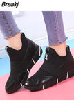 Women Sneakers Vulcanized Shoes Ladies Casual Shoes Breathable Walking Mesh Flats Large Size Couple