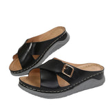 Breakj Summer New Sloped Sandals Type Beach Sandals Women's Large Size Women's