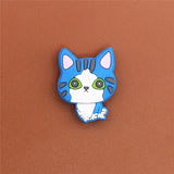 Sale 1pc Animals PVC Shoe Charms Shoe Buckle Accessories Cute Pug Face Shoe Decoration for croc jibz Kid's Party