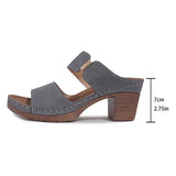 Breakj Thick High With Cool Slippers 2024 New Summer Large Size A Word With Slippers Fashion Slippers