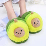 House Slippers Women Winter Animals Fluffy Shoes Kids Living Room Warm Slippers Soft Indoor Rabbit Girls Ladies Flat