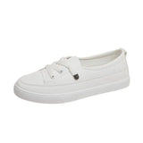 New Summer Style 2023 Trendy Girls' White Shoes Are Fashionable, Simple, Leisure, Travel, Women's Board