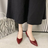 Breakj Versatile Patent Leather High Heels Fashion Fine Heel Pointed Single Shoes Working Shoes Women's