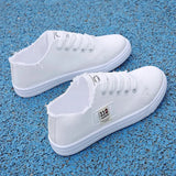 Shoes Female Autumn Summer New Flat Platform Shoes Korean Version Summer Thin Versatile Small White Single Shoes Female Students Tide Board