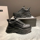 Sneakers Women 2021 Height Increasing Women's Sneakers Fashion Brand Design Thick Sole Casual Shoes Ladies