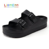 Platform Slippers Women Shoes EVA Home House Slippers 2021 Pink White Black Casual Beach Sandals Slides Female flip