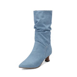 Breakj Face Pointed Medium Size Women's Boots Boots