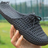 New Women's Flat Sandals Shoes Summer Slippers Hollow Out Casual Shoes Beach Outdoor Comfortable Closed Toe