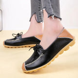 Shoes New Spring Autumn Genuine Leather Women Loafers Flats Female Moccasins Shoe Slip On Women's Loafers Large