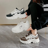 Breakj Shoes Women 2025 Spring New Thick-Soled Casual Shoes Fashion Old