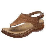 Women Platform Shoes Summer Open Toes Sandals For Women Retro Women's Sandals Leisure Shoes Ladies Slip-On Female