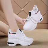 Sneakers Women Fashion Casual white Shoes Wedge Platform Ladies Trainer women platform sneakers women shoes Mujer
