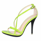 Women Slippers Popular Fashion Summer Women Mules Casual Female Shoes Pumps High Heels 11CM Peep Toe Slipper Stilettos