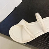 Women Sandals Slippers Luxury Designer Flats Slides Summer Comfort Elegant Shoes Woman 2024 Trend Outdoor Casual