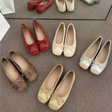 Sense Of Minority French Soft-Soled Single Shoes Women's Spring And Summer Style 2024 New Xiaoxiangfeng Doudou Grandma