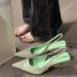 Breakj Fragrant High-Heeled Shoes Women 2025 New Summer Design Sense French Fashion Sandals Temperament Niche Single Shoes