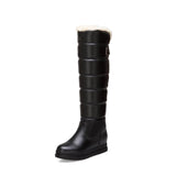 Breakj Boots Wool Boots Winter Warm High Tube Women's Boots Plus Size Women's Boots Snow Boots