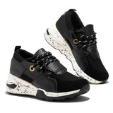 Winter New Leopard Print Dad Shoes Girl Leopard Print Super Fire Sports Shoes Women's Casual Platform Heighten