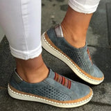 Single Shoes Women 2023 Summer New Flat Ribbon Set Foot Spell Color Large Size Women's