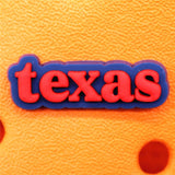 Cute Panda Shoe Charms Accessories Texas Baby Yall Spinning PVC Shoes Buckle Decorations Fit Kids X-mas Party Gifts